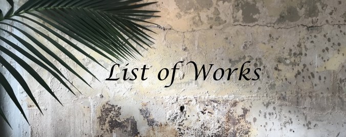20201101 List of Works